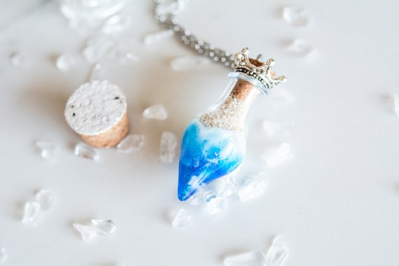 Magic Bottled Ocean Ash Cremation, Ash, Memorial Jewelry, Memory