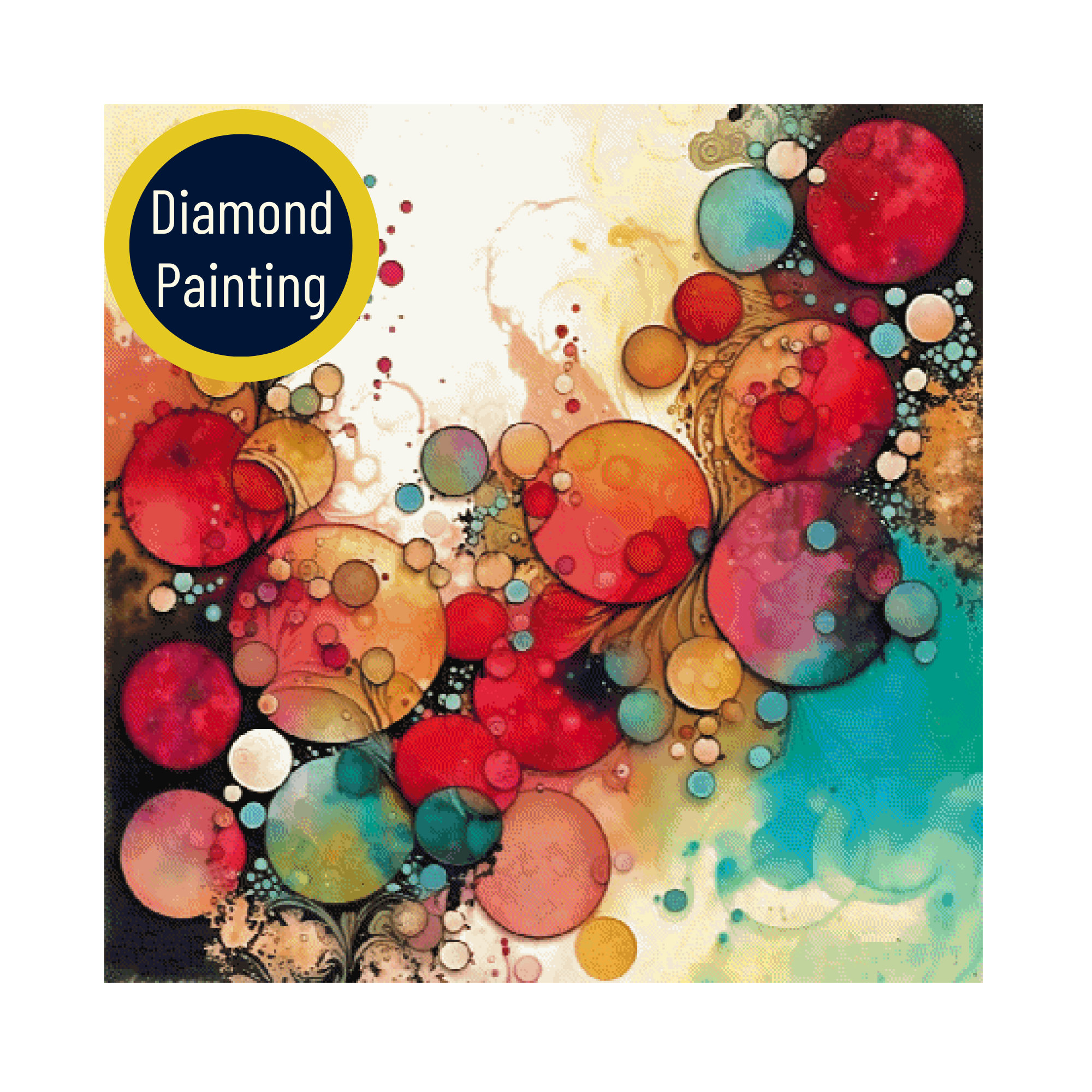 Ghyt Large Diamond Painting Kits For Adults&beginners 5d Diy Full