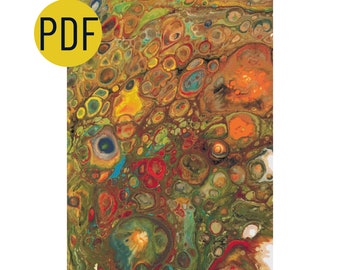 Abstract Cross Stitch Pattern: Bountiful Full Coverage (PDF)