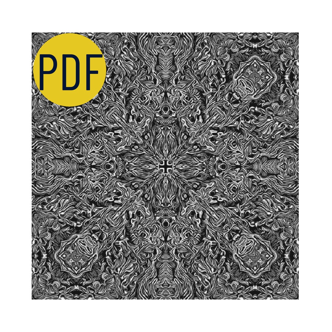 Ashen Full Coverage Counted Cross Stitch Art PDF Digital Downloadable ...