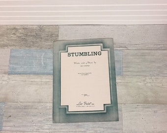 Stumbling Vintage Piano Sheet Music, Zez Confrey