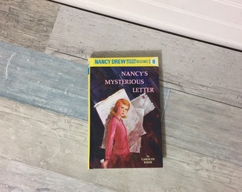Nancy Drew Mystery Stories #8, Nancy's Mysterious Letter, HC Book, Carolyn Keene