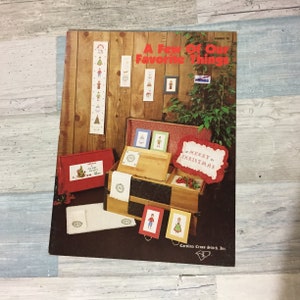 A Few of Our Favorite Things Cross Stitch Pattern Leaflet Booklet Chart