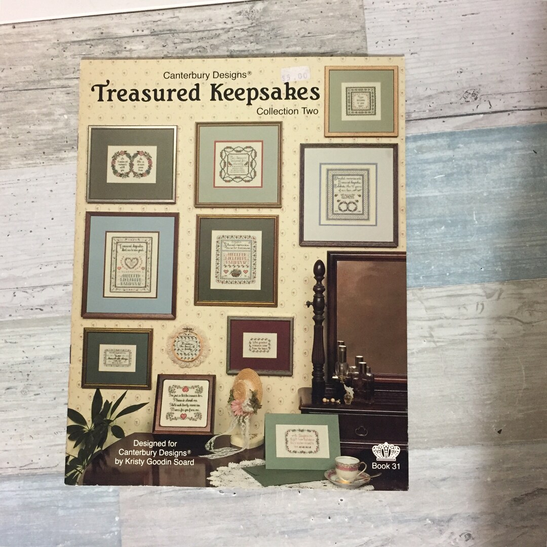 Treasured Keepsakes Cross Stitch Pattern Booklet Leaflet Chart