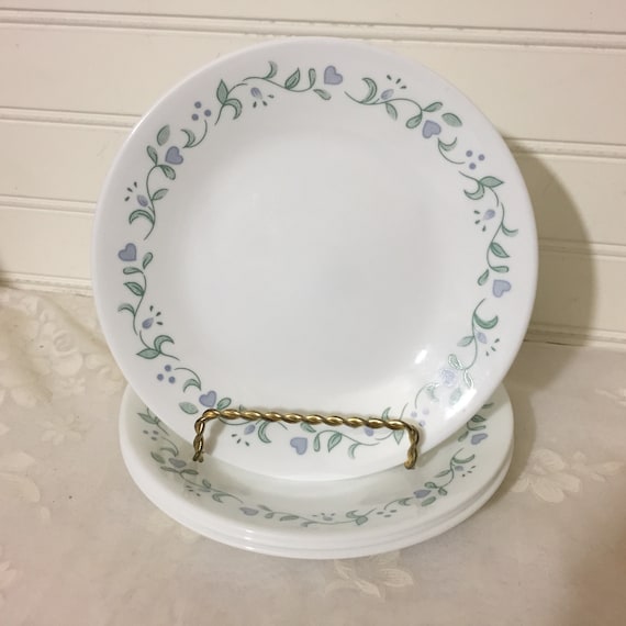 6 Corelle COUNTRY COTTAGE Bread Plates 6 3/4 Made in USA.