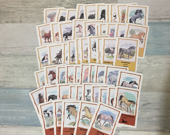 Herd Your Horses Replacement Horse Cards, 1993 - Etsy