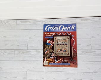 Cross Quick Cross Stitch Magazine Patterns Charts 1988