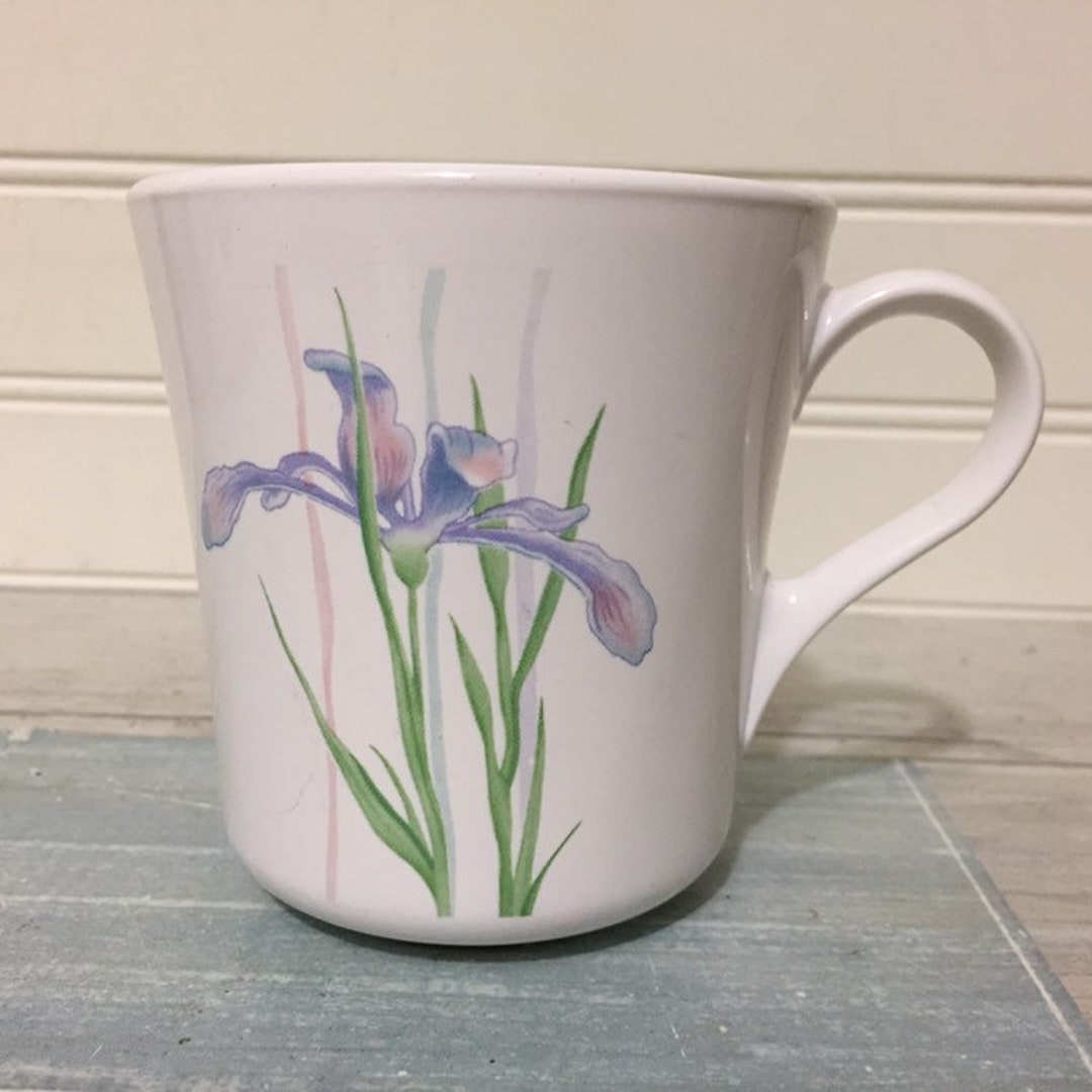 Corning Corelle Shadow Iris Coffee Cup, Mug 8 Oz Etsy