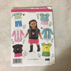 Simplicity Sewing Pattern 1902, 18&quot; Doll Clothes