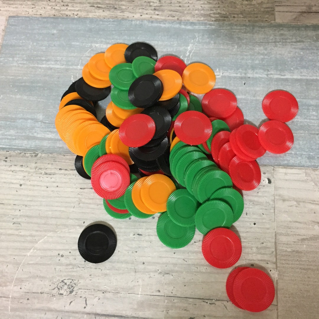 Yahtzee Showdown Game Scoring Chips Replacement Parts Etsy