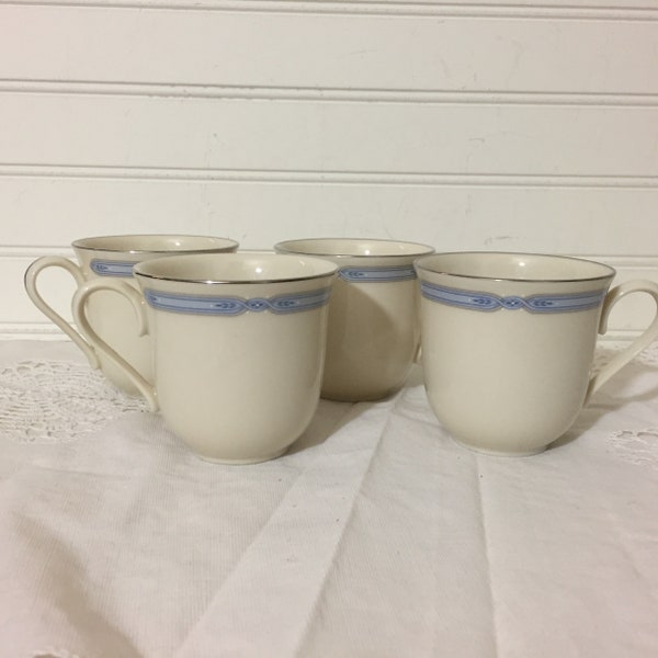 Lenox Courtland Coffee Tea Cups, Set of 4