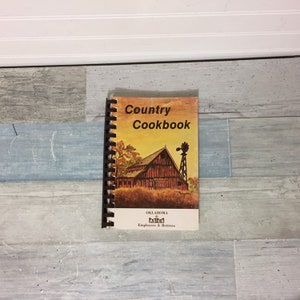 Country Cookbook Oklahoma ASCS Payne County Spiral Bound Fundraiser 1978