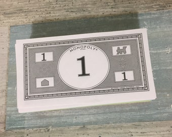 Monopoly Money Replacement Parts Pieces 1999