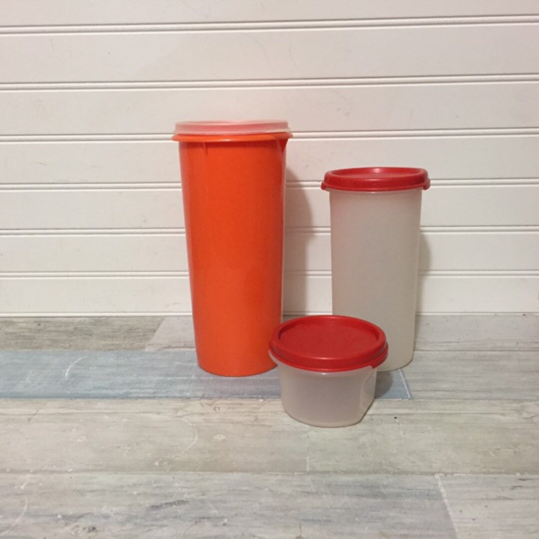 Tupperware Storage Containers Slimline 262 Modular Mate Etsy