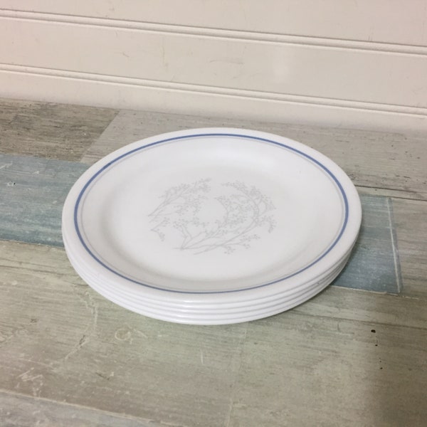 Corelle Queens Lace Dessert Plates 7 1/8" Set of 5