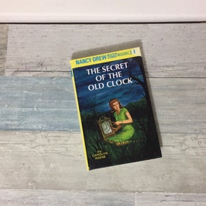Nancy Drew Mystery Stories #1, The Secret of the Old Clock, HC Book, Carolyn Keene