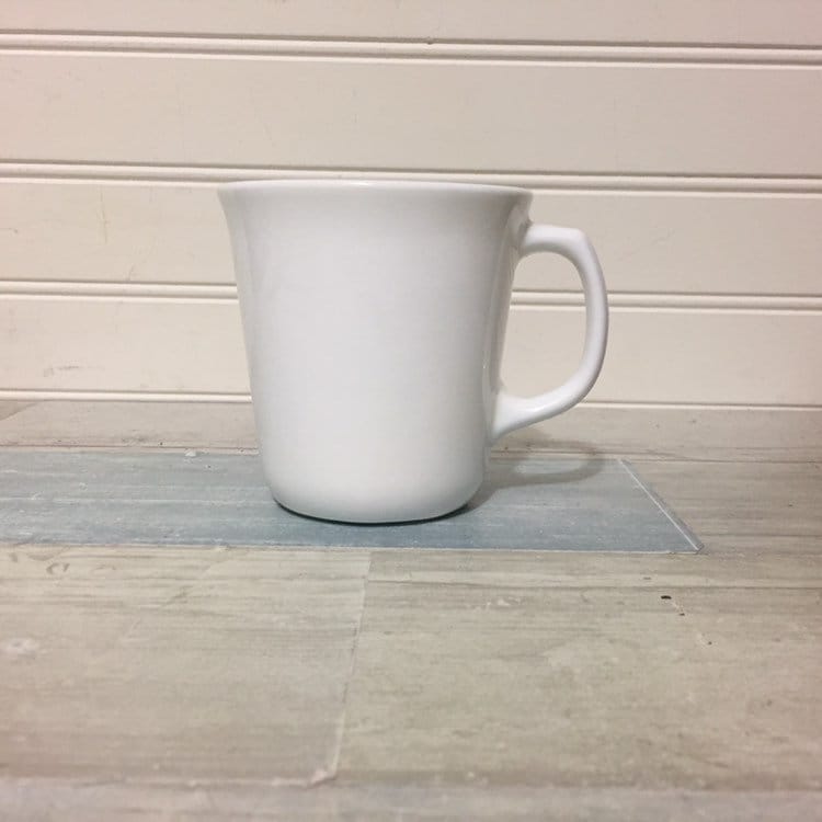 Corelle white top coffee mugs
