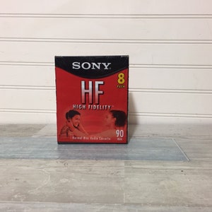 SONY HF Blank Audio Cassette Tapes for Recording Lot of 8, Sealed, Unused