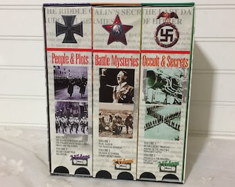 Unsolved Mysteries Of World War II Occult Secrets Plots Battles, 6 VHS Set, 1996