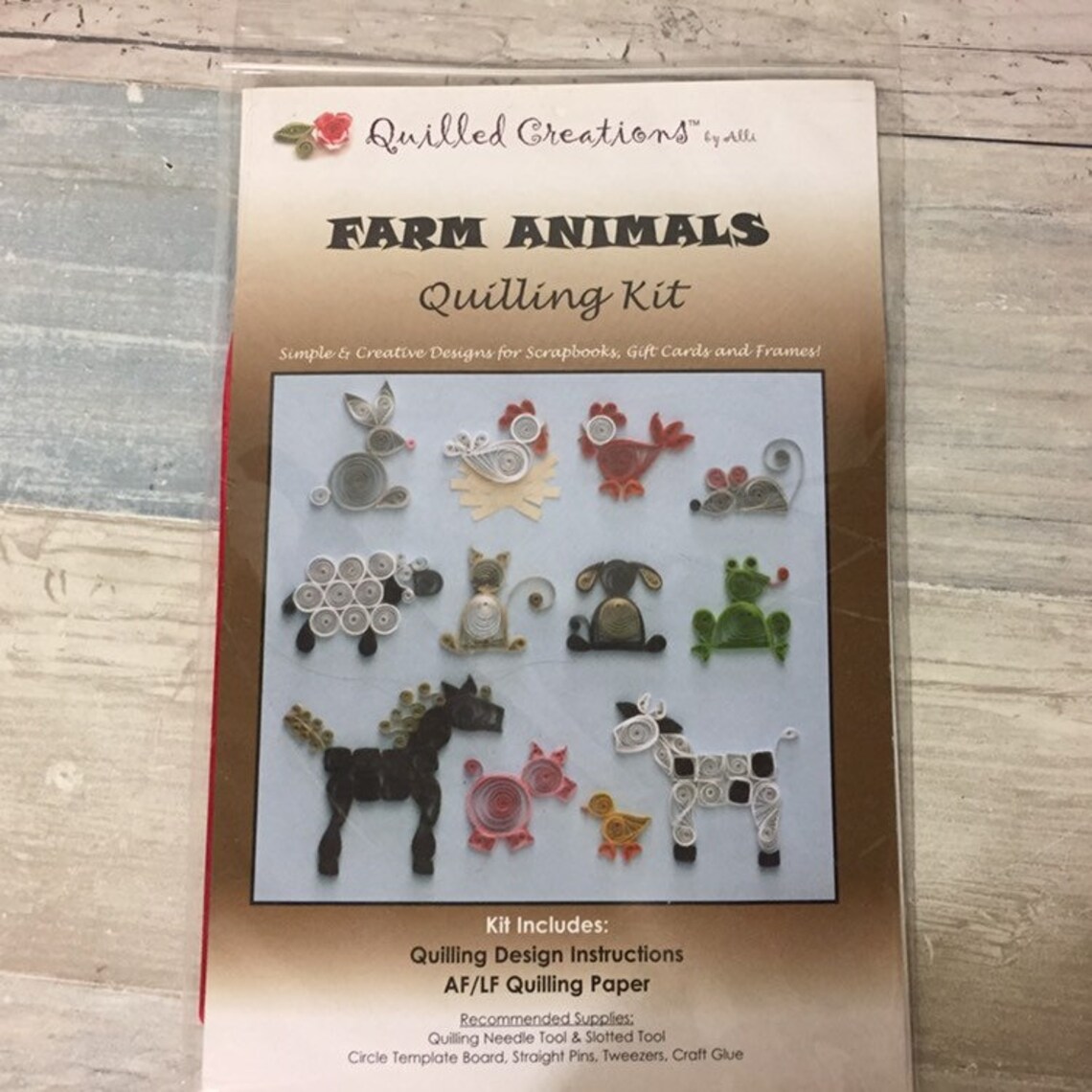 Quilling Supply Lot Patterns Kit Paper Etsy