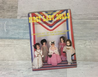 First Lady Dolls Crochet World Omnibook Clothes for 7 1/2" to 8" Dolls Patterns