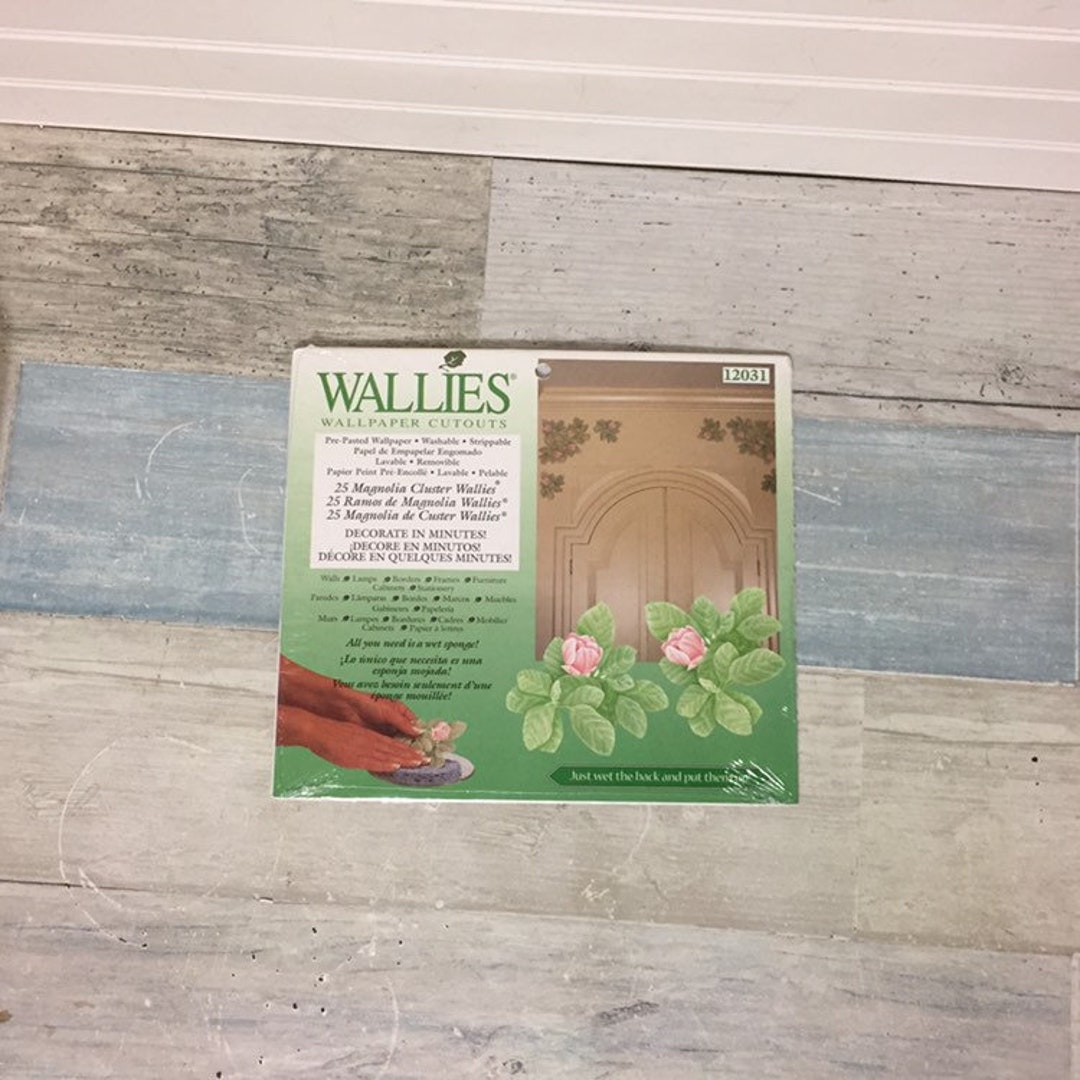 Magnolia Flower Wallies, Wallpaper Cutouts Etsy