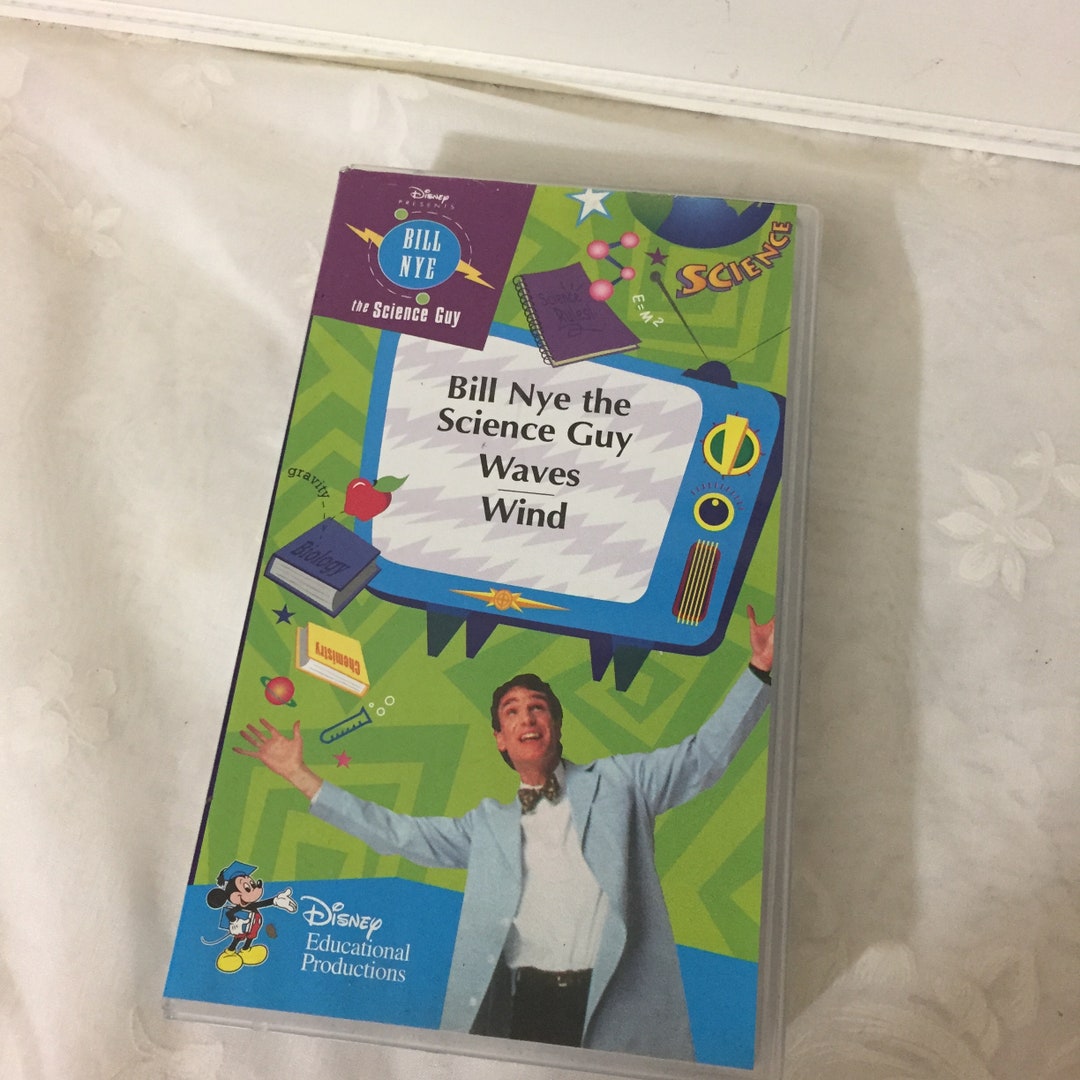 Bill Nye the Science Guy Waves and Wind VHS Etsy