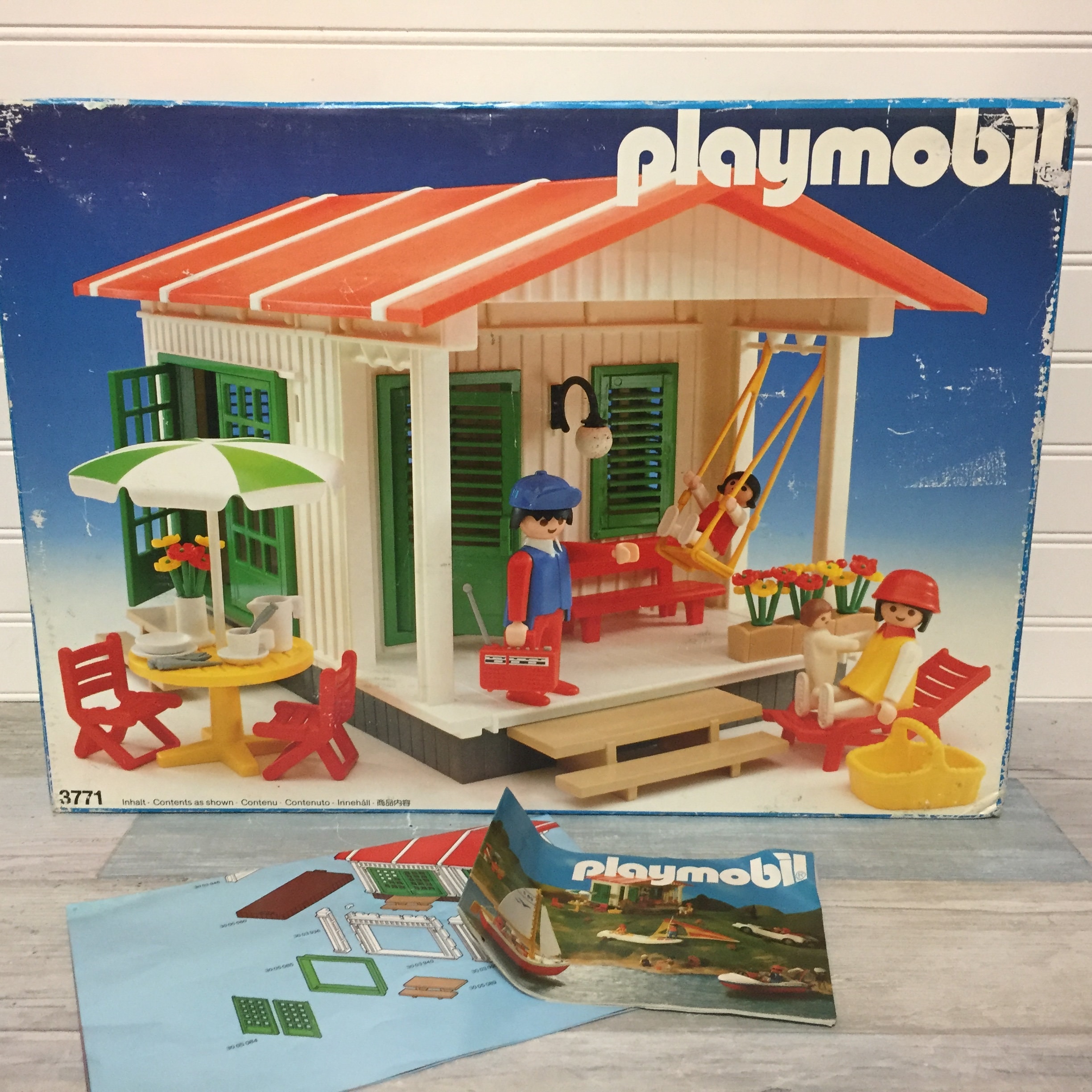 Playmobil Lot, 3771 Beach House Cottage and Park Playground -  Israel