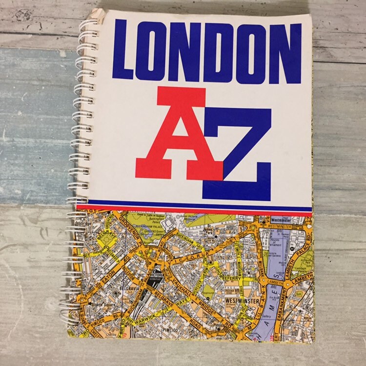 London A to Z Maps 1995 Street Atlas Etsy