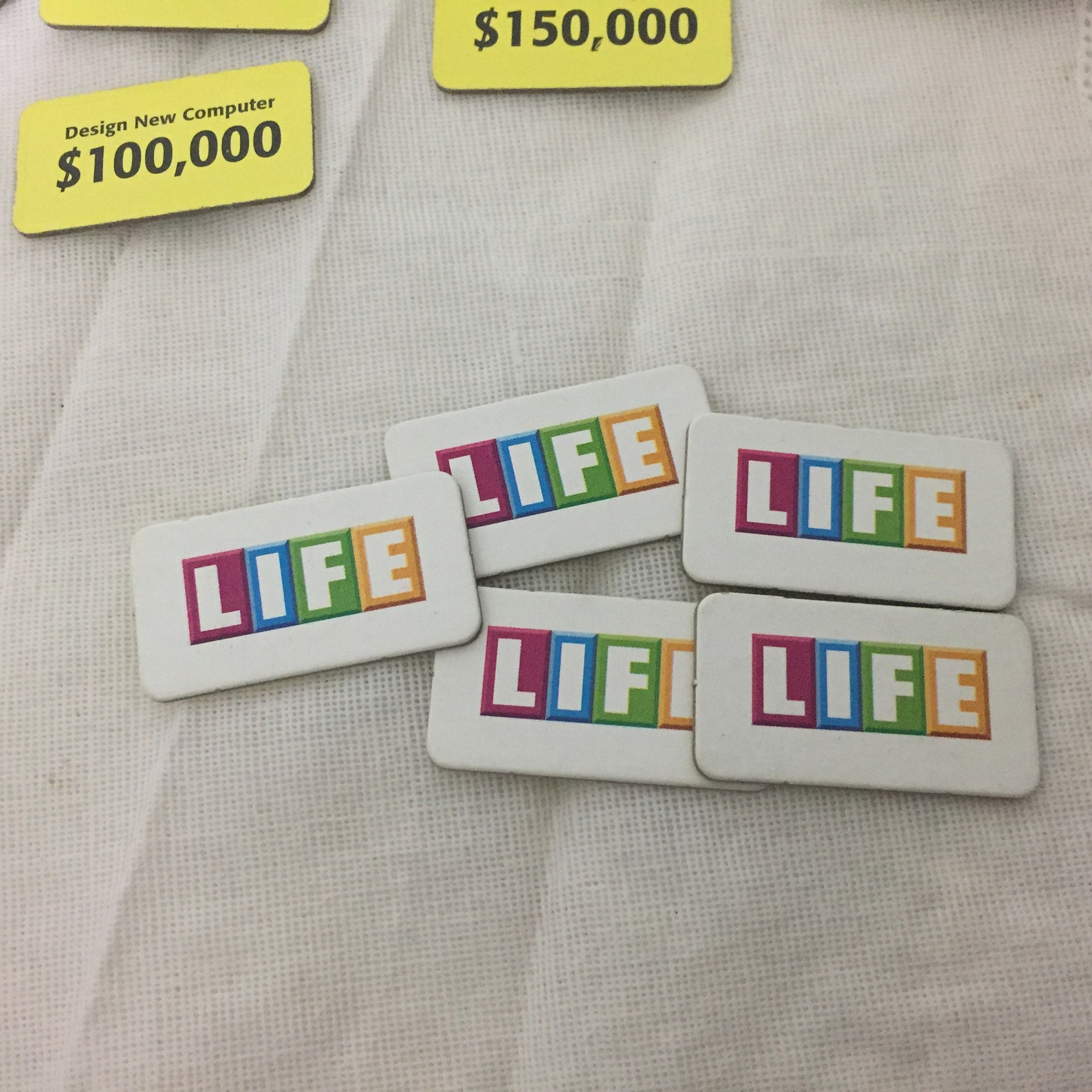 Game of Life Cards Life Tiles Board Game Replacement Parts Etsy