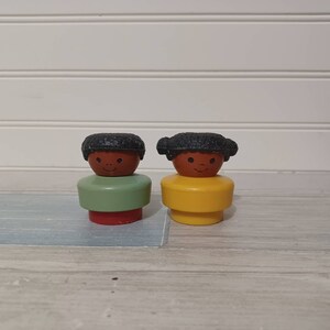 Fisher Price Little People Chunky, Boy and Girl, 1990
