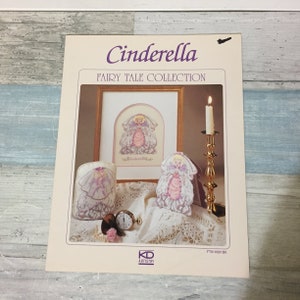 Cinderella Cross Stitch Patterns Chart Booklet Fairy Tale Collection, KD Artistry