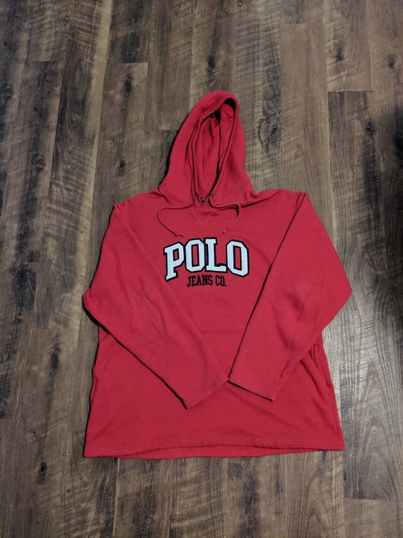 vintage polo hoodie