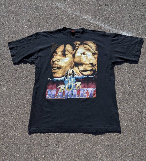 Vintage 90s Bob Marley Rap tee