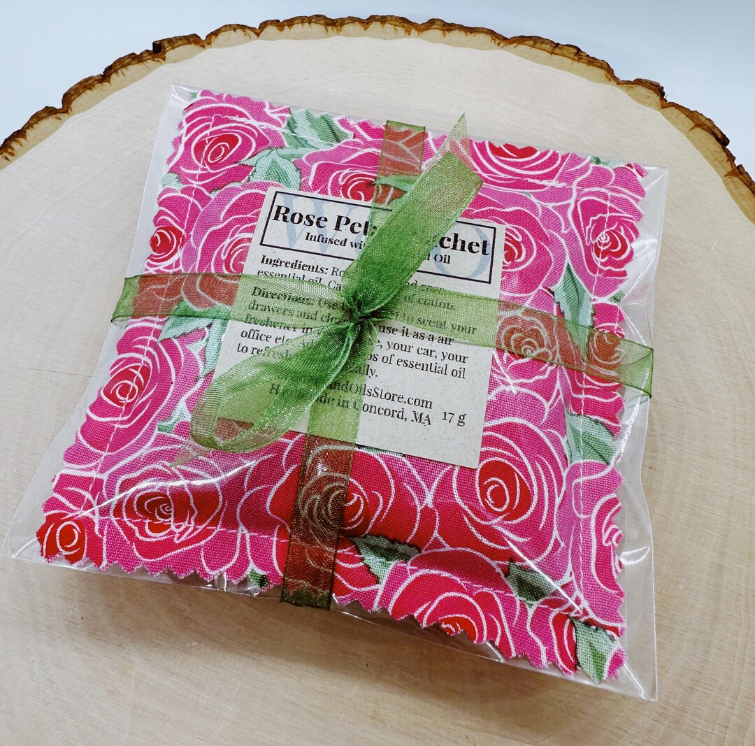 Apricot Rose Petite Botanical Sachet