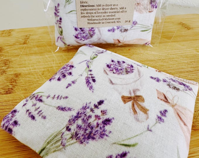 Reusable Lavender Dryer Sachet Bag for Aromatherapy and Eco-Friendly Laundry Bouquets