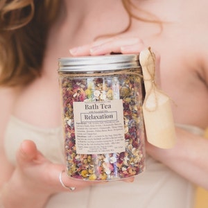 Bath Tea Infused with Essential Oils  Relaxation  Reusable Bag