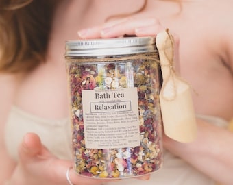 Bath Tea Infused with Essential Oils  Relaxation  Reusable Bag