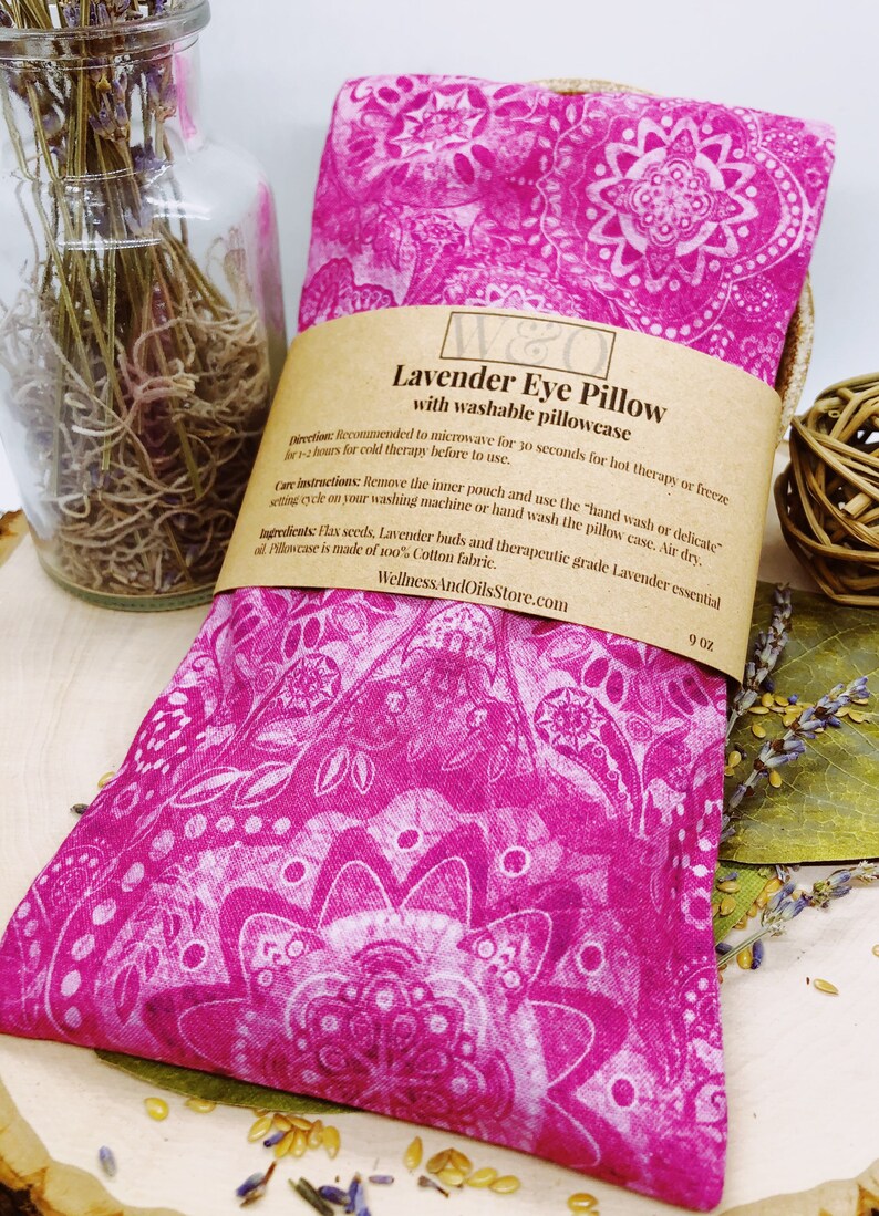 Lavender Eye Pillow Meditation Pillow Yoga Eye pillow Etsy