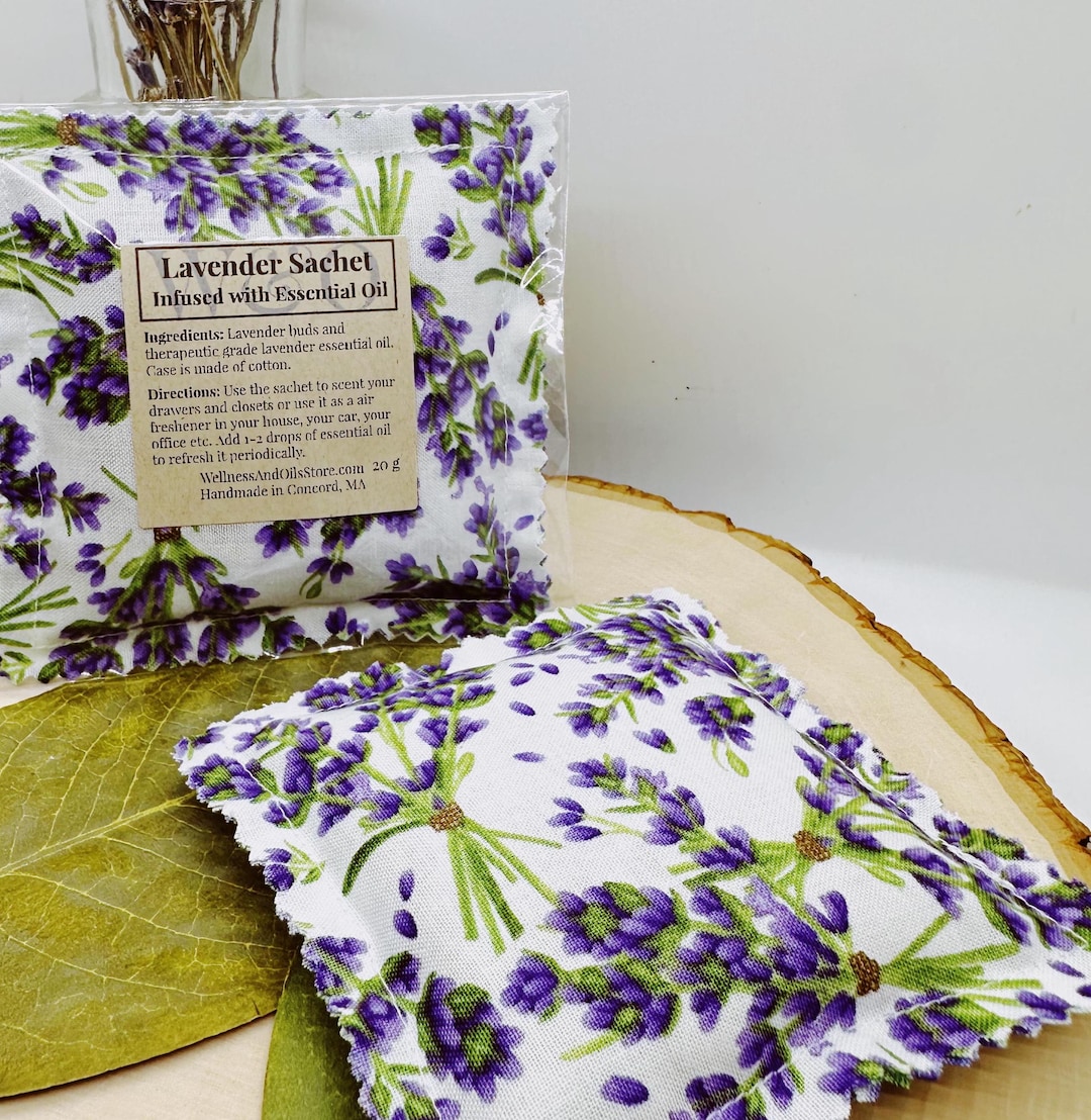 Handmade Lavender Sachet Infused With Essential Oils for Fresh Closets ...