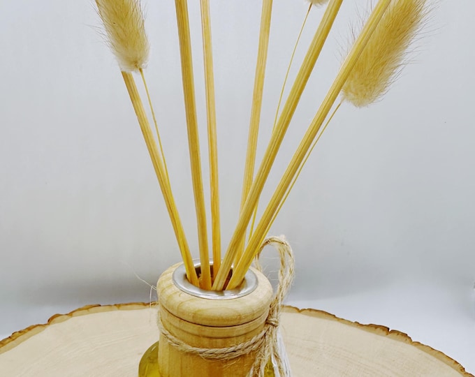 Black Spruce Reed Diffuser: Orange & Pine Essential Oils, Eco-Friendly