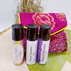Aromatherapy Essential Oil Roller Blends: Calming, Relaxation & Sleep Support for Stress Relief