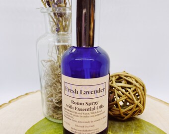 Vaporisateur d'ambiance à l'huile essentielle de lavande : brume d'aromathérapie naturelle - 3,4 oz