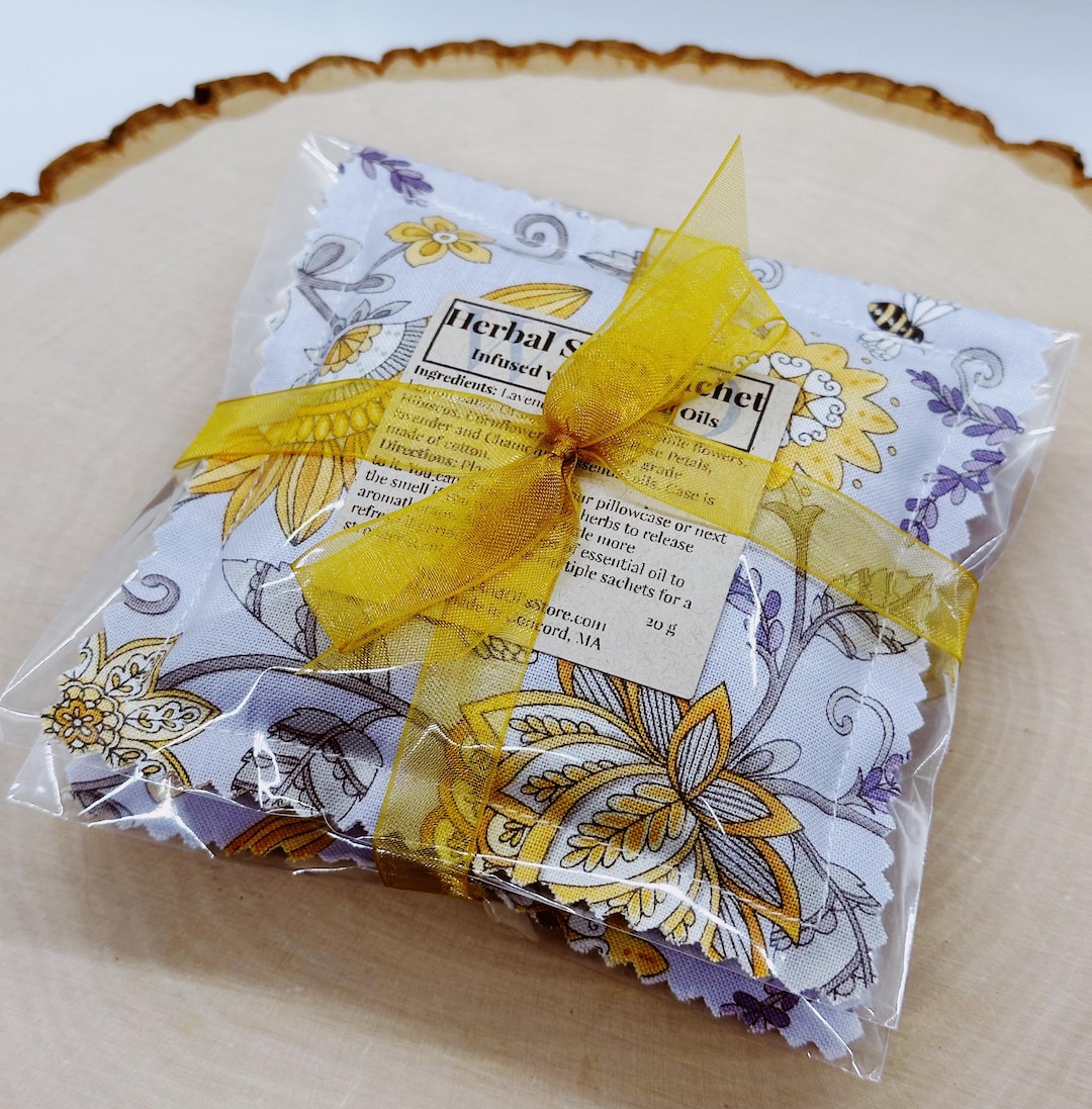 Handmade Sleep Sachet Gift Set: Herbal Aromatherapy - Etsy