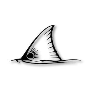 Redfish Tail Vinyl Cut Decal