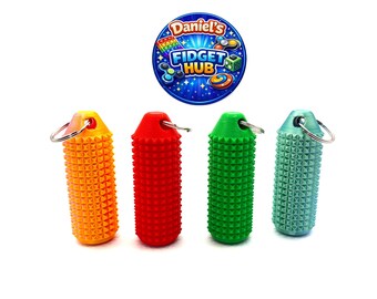 Spikey Fidget Toy Keychain - Fidget Sensory Toy