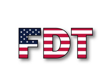 FDT - F*ck Donald Trump Vinyl Sticker/Decal