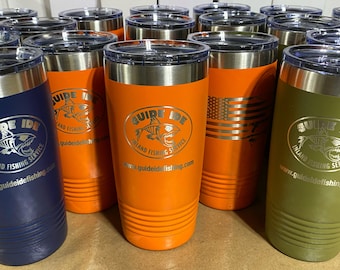 Custom Engraved Business Tumblers, Laser Engraved, Polar Camel 20oz Tumbler