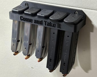 Double stack magazine holder wall mount Come and Take It
