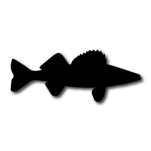 Walleye Silhouette Decal 